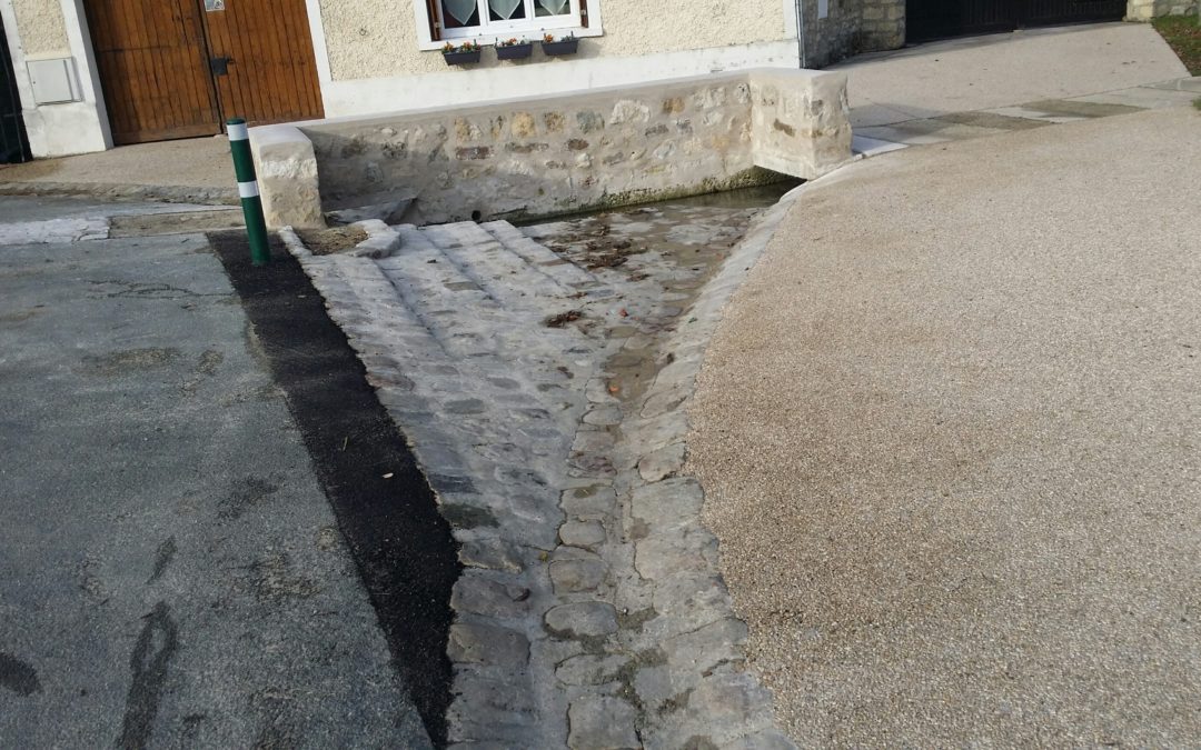 Réalisation D’un Ouvrage De Retenu D’eau Pour Rejet à la rivière pour La Mairie De Seraincourt