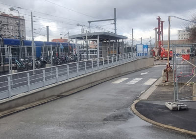 Réalisation d’une rampe d’accès au quai pour La SNCF