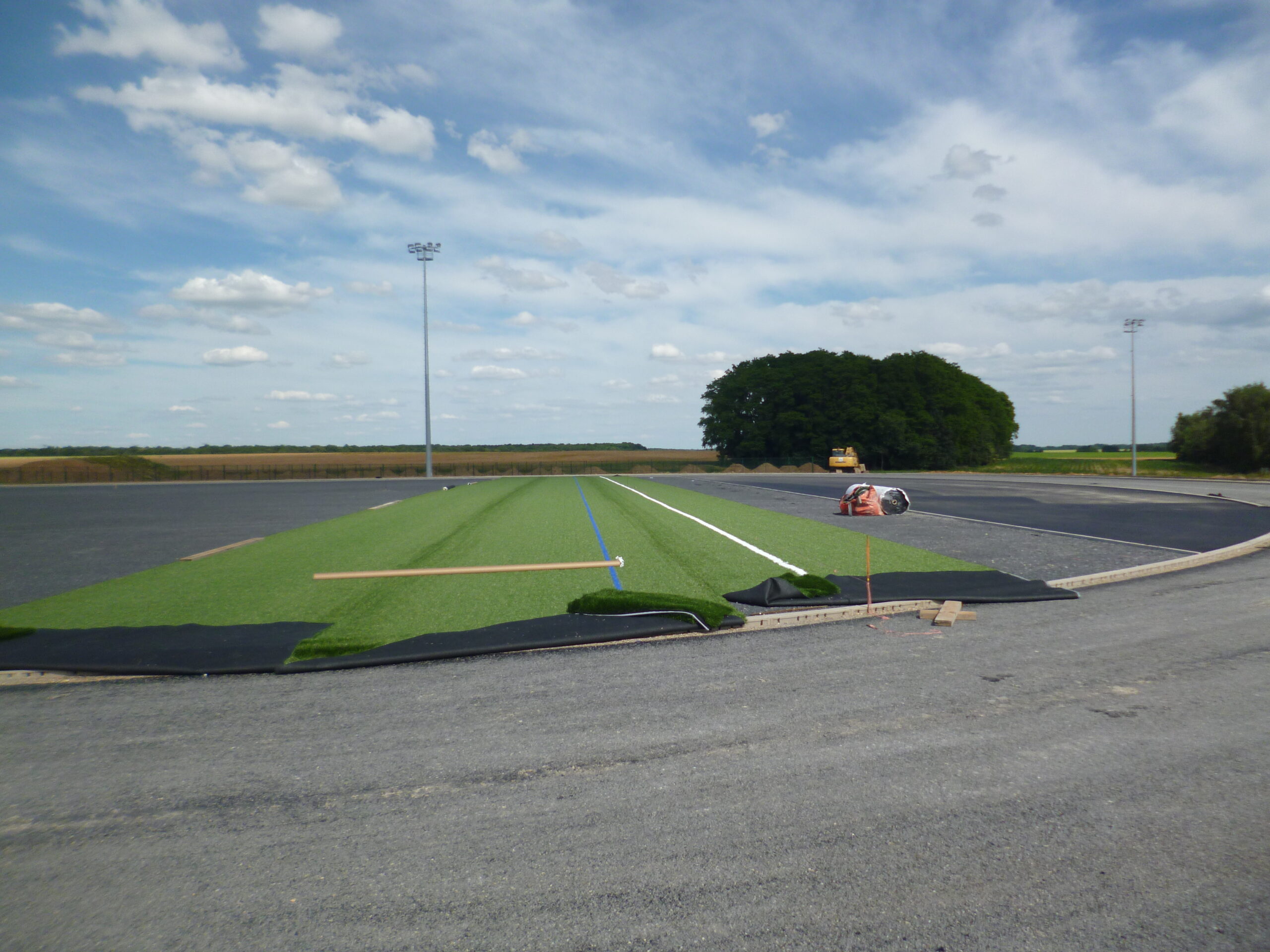 AXE TP - Réalisation D'une Plaine Des Sports Achaumont En Chaumont En Vexin Pour La Communauté De Commune Du Vexin Thelle - travaux publics